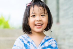Happy kid with a big smile
