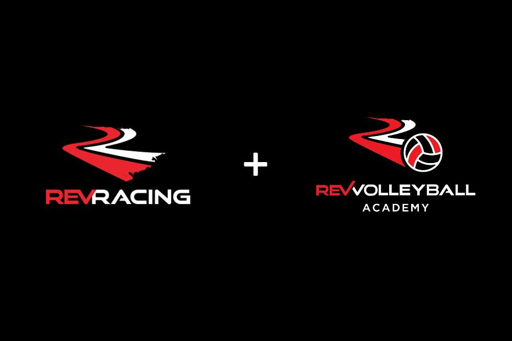 Rev Racing and Rev Volleyball Academy logo